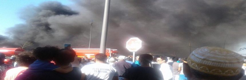 incendie souk salihine 2017
