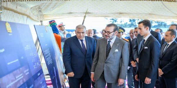 جلالة الملك يعطي انطلاقة إحداث منصة المخزون والإحداث منصة النخزون والاحتياطات الأولية لجهة الرباط - سلا - القنيطرة
